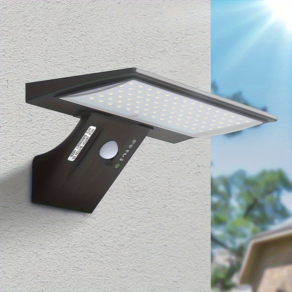 Solar-Wandleuchte mit Bewegungsmelder und Fernbedienung