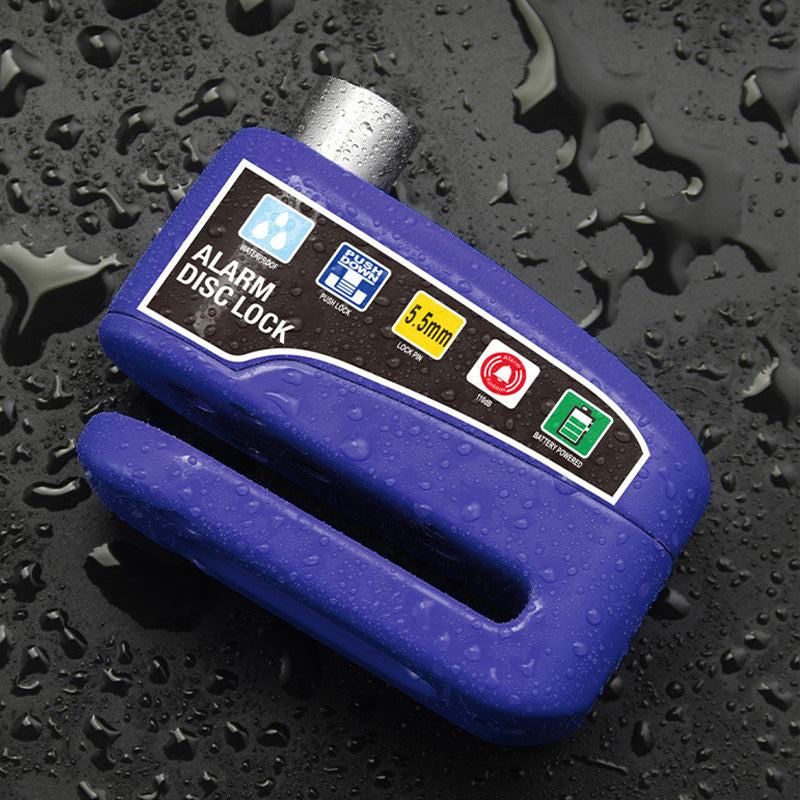 Brake disc lock with 110 dB alarm – theft protection