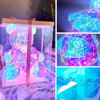 LED Kristall Teddybär mit Farbwechsel