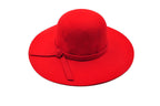 Women's fabric hat with wide brim – lightweight and breathable