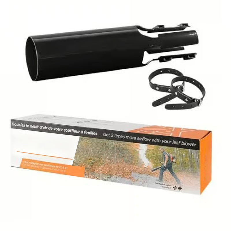 Leaf Blower Air Booster Attachment with Venturi Design