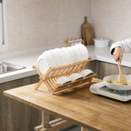 Bamboo drying rack with vertical slots