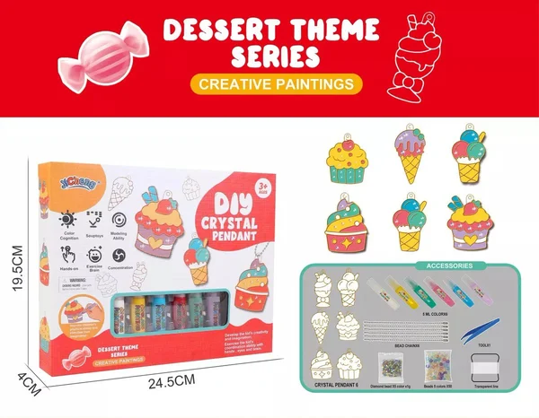 Kristall-Bastelset – Kreative DIY-Schmuckanhänger für Kinder
