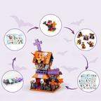 Halloween Adventskalender Bausteine – 31 Mini-Bauwerke
