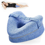 Kniekissen Memory Foam mit Gurt – Ergonomisch für Seitenschläfer
