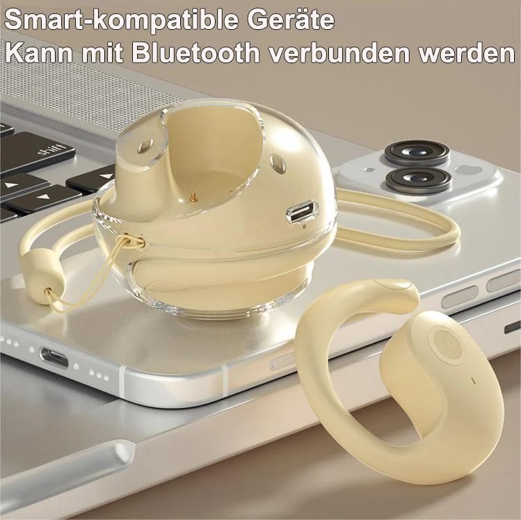Bluetooth-Kopfhörer kabellos mit Ohrhaken