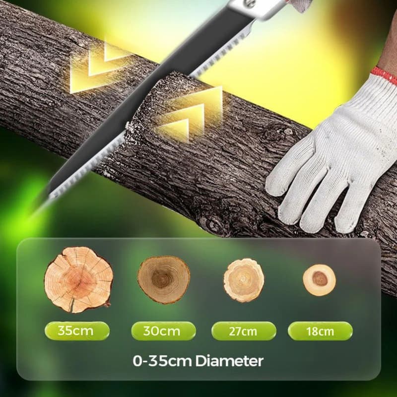 Gartensäge mit SK5 Kohlenstoffstahl-Klinge