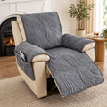 Sesselschoner Relaxsessel Blattmuster Mikrofaser