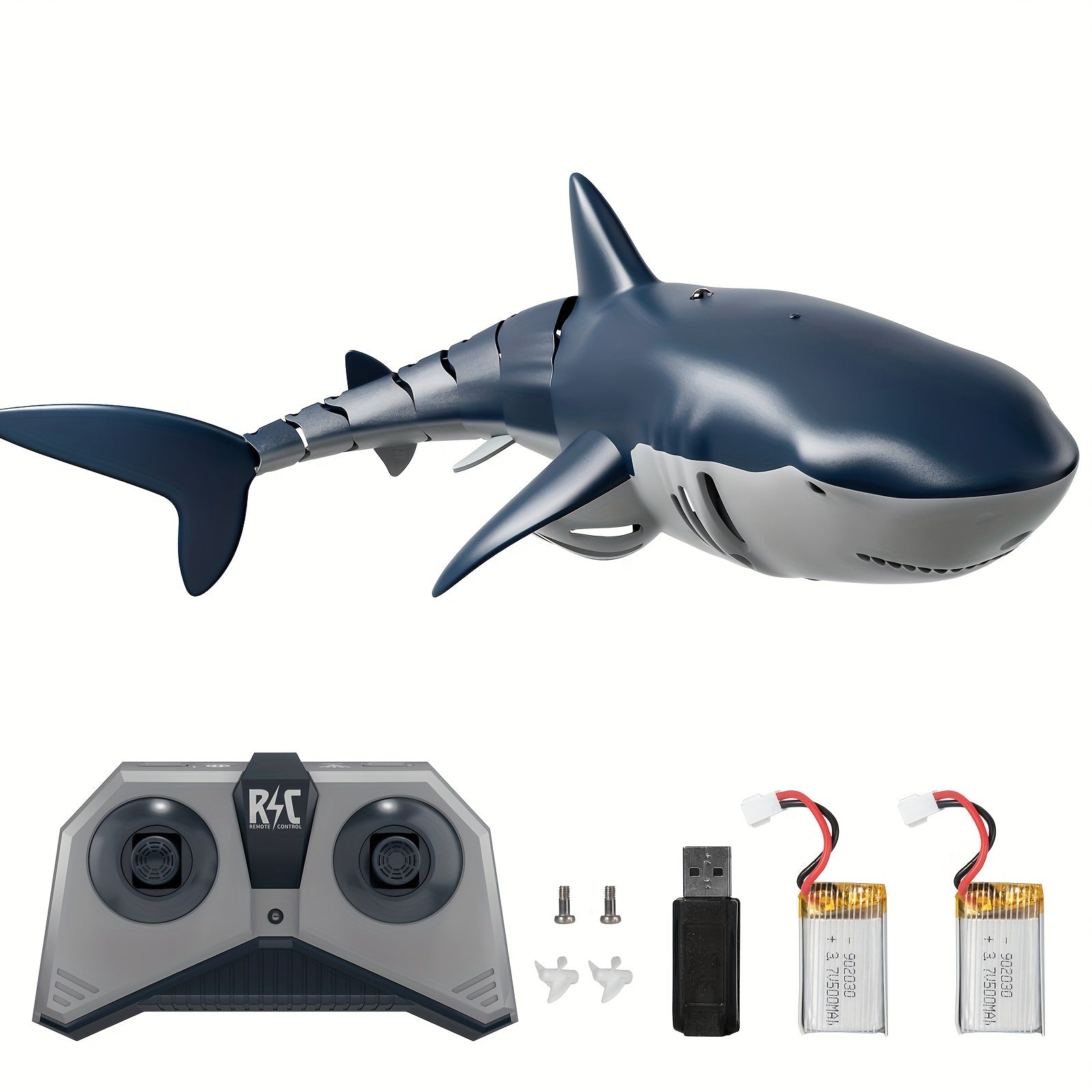 RC Hai Roboter mit LED-Licht und Wasserspray