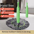 Self-wringing microfiber mop head – Hands-free wringing, 55 cm