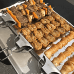 Grill Skewer Set with Scraper (Set of 3)