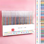 Glitter gel pen set with 1.0-mm ballpoint tip - 8 to 48 colors
