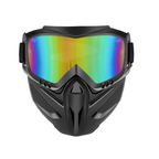 Multifunctional face protection for welding and motorcycling