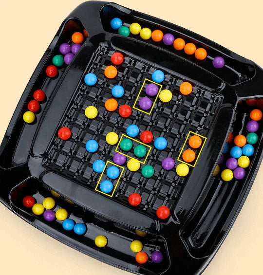 Strategy game with colorful balls – logic and tactics for young and old