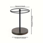 Metal Glasses Holder – Round Organizer for Multiple Glasses