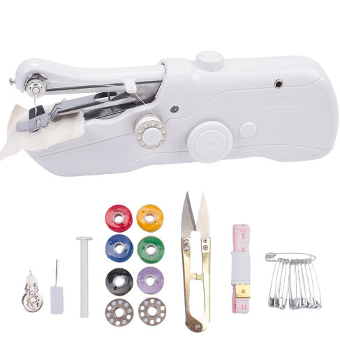 Portable hand sewing machine with 3 speeds