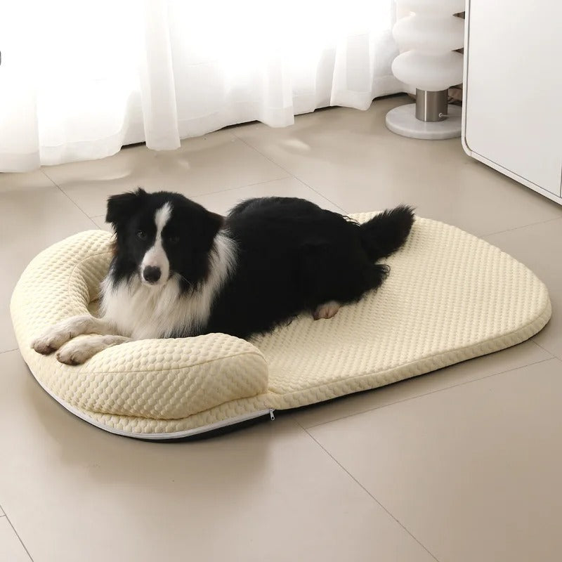 Cooling mat for pets with silk cover