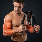 Hydraulic arm trainer with adjustable resistance - chest & forearm trainer