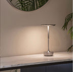 Kabellose LED-Tischlampe mit Touch-Dimmer – Aluminium, IP44