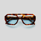 Hexagonal Sunglasses with Gradient Lenses