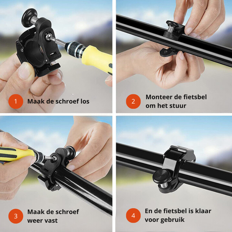 Aluminum Bicycle Bell – 100 dB Loud, Lightweight & Easy to Mount