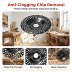 Wood grinding disc 125 mm for angle grinder