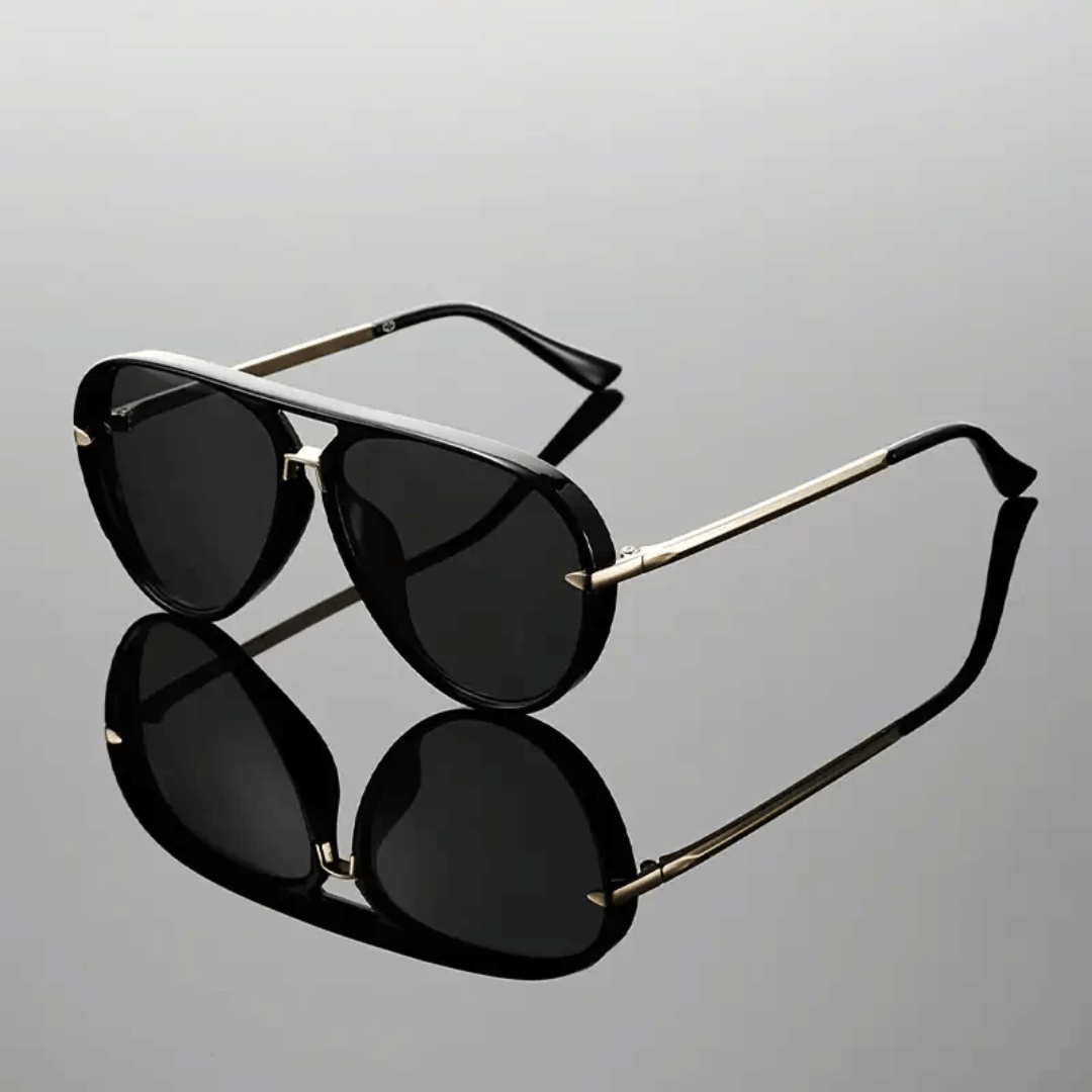 Pilotensonnenbrille mit klassischem Doppelsteg-Design