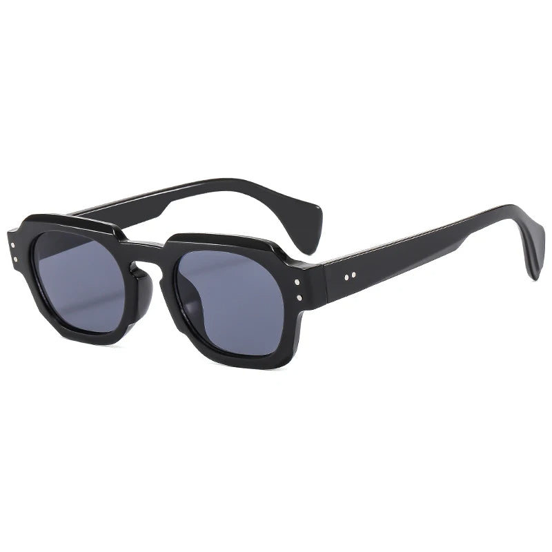 Retro Sonnenbrille mit eckiger Fassung und UV400-Schutz – 6 Farben