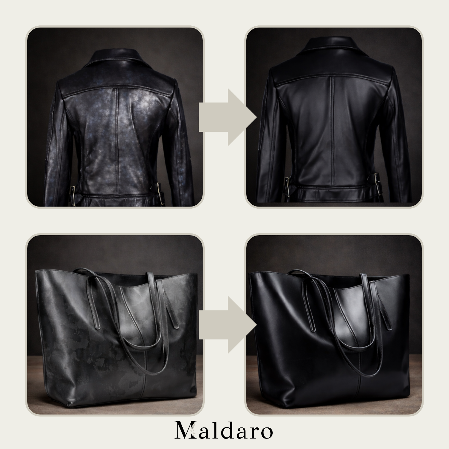 Leather care cream for sofas, bags, and jackets