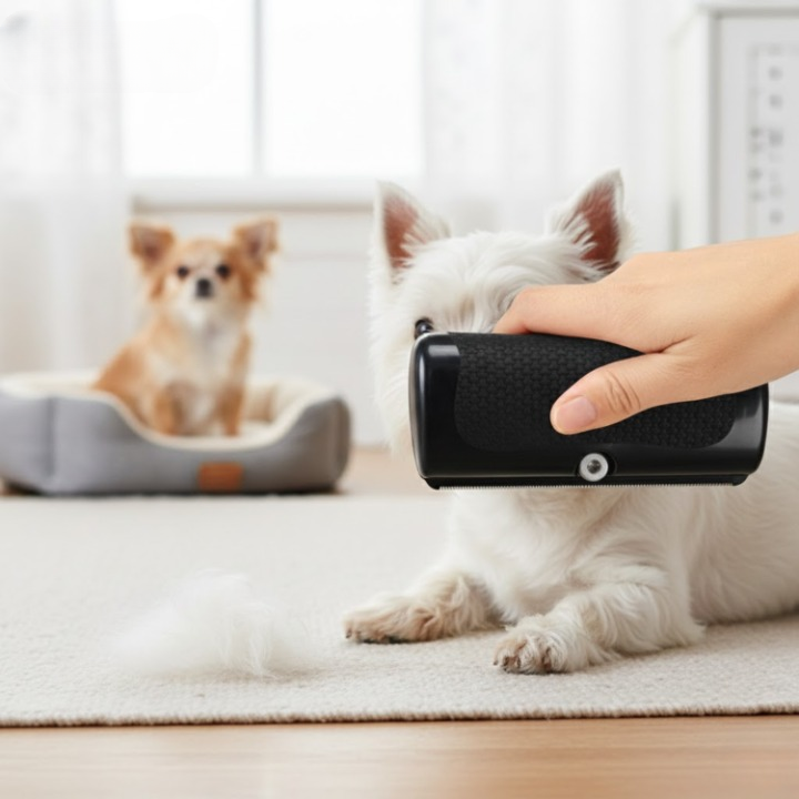 Pet Brush with Metal Teeth – Effortless Fur Care