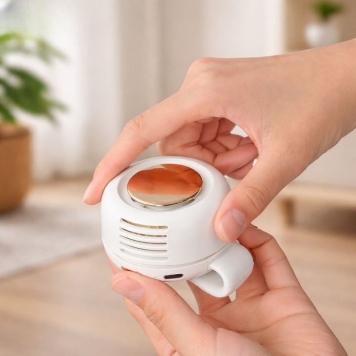 Tragbarer Clip-Ventilator mit 360° Drehung