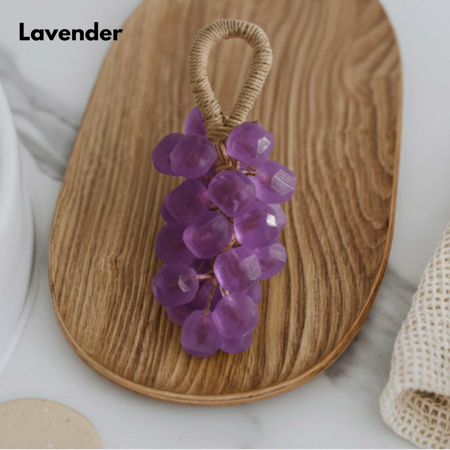 Handmade Grape Soap with Plant Oils – Decorative Hand Soap