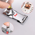 Door lock with hinge bolt and 2 keys