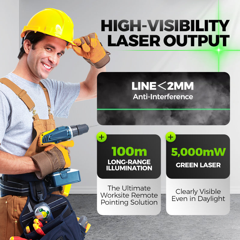 Kreuzlinien-Laserpointer mit Stativhalterung