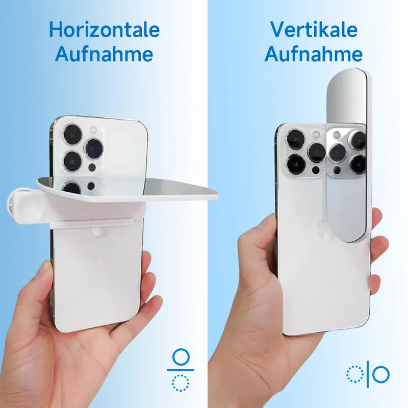 Smartphone-Reflexionsspiegel mit Clip für symmetrische Fotos