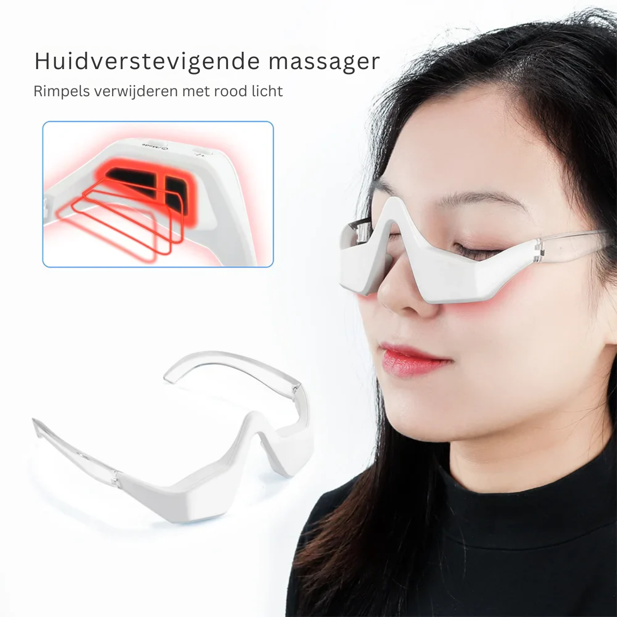 LED-Rotlichttherapie-Brille für Augenpartie