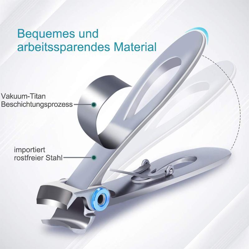 Nail clipper for thick nails – stainless steel with reinforced grip