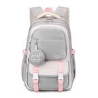 Kawaii Schulrucksack mit mehreren Fächern und Mini-Tasche