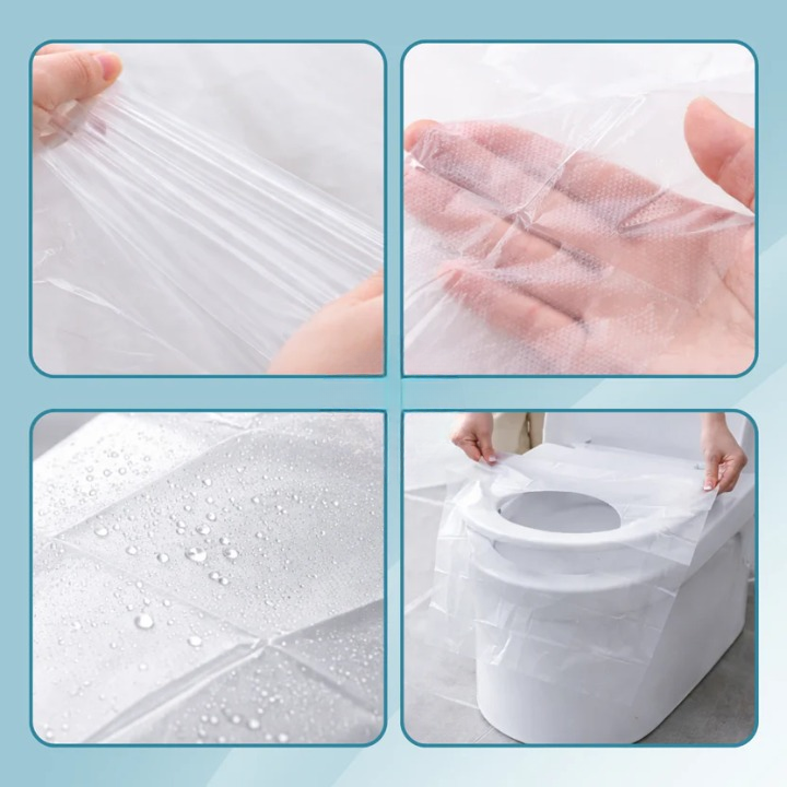 Disposable Toilet Seat Covers – Hygiene Protection for On the Go - Pack of 50