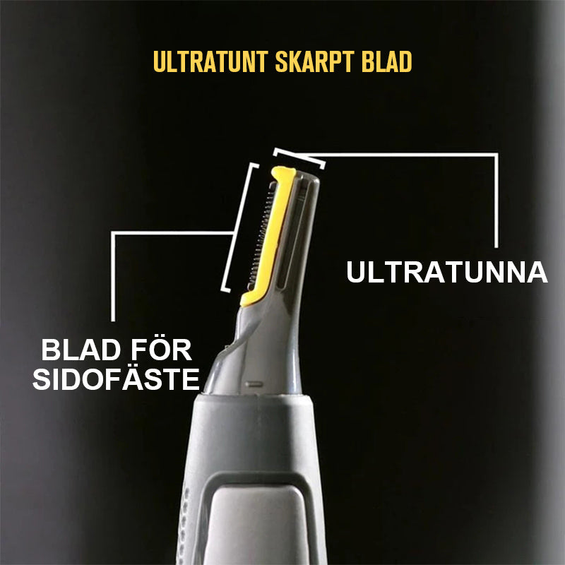 Precision trimmer with LED light – Ultra-thin for nose and ears