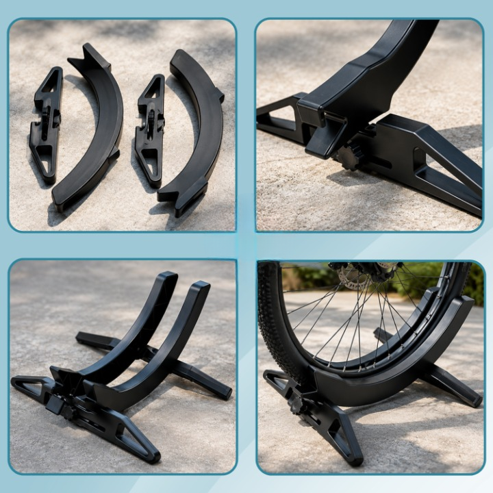 Fahrradständer mit Gummifüßen – Passend für Reifenbreiten 30-80 mm