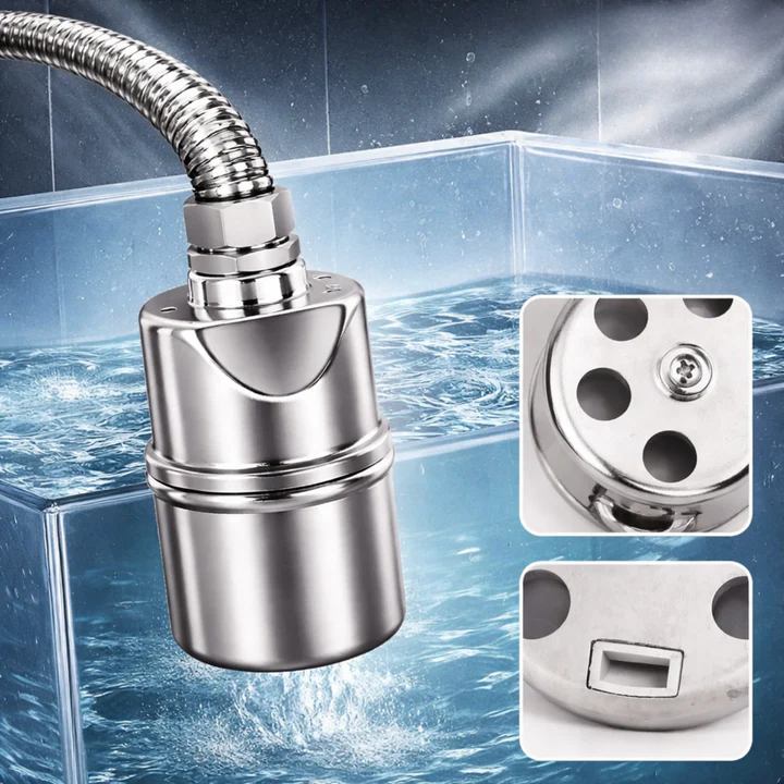 Automatic float valve – stainless steel, without electricity