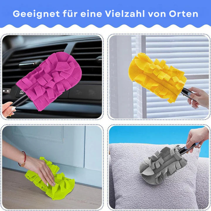 Microfiber Cleaning Pads – Dust, Hair & Dirt in One Wipe - Set of 5
