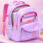 Kawaii Kinder-Rucksack für Mädchen mit mehreren Fächern