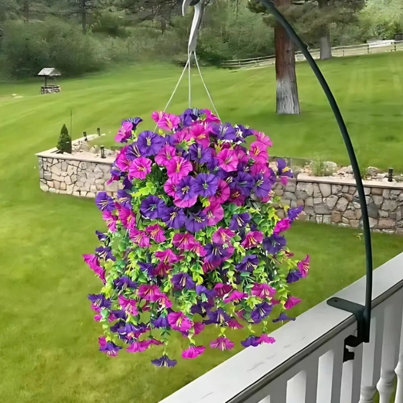 Künstlicher Hängeblumenstrauß – Balkon- & Gartendeko