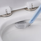WC-Bürste mit langem Stiel – Dreieckiger TPR-Bürstenkopf