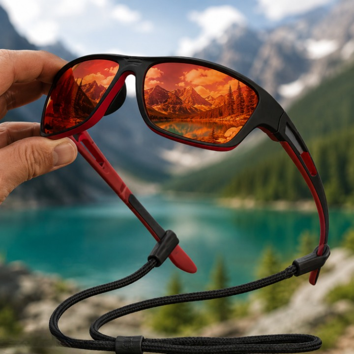Polarisierte Sportsonnenbrille UV-Schutz