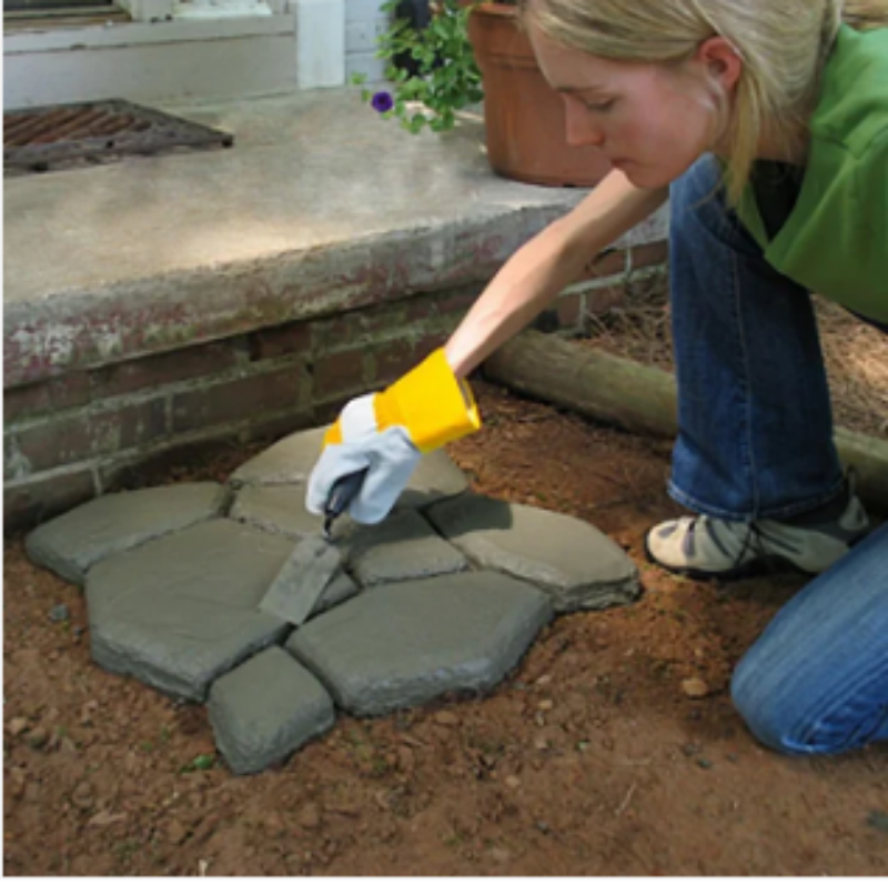 Betonweg-Schablone – Gartenwege einfach selbst gestalten