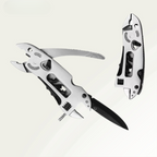 Multitool 9-in-1 with stainless steel blade