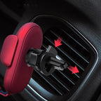 Wireless car charger with automatic phone holder